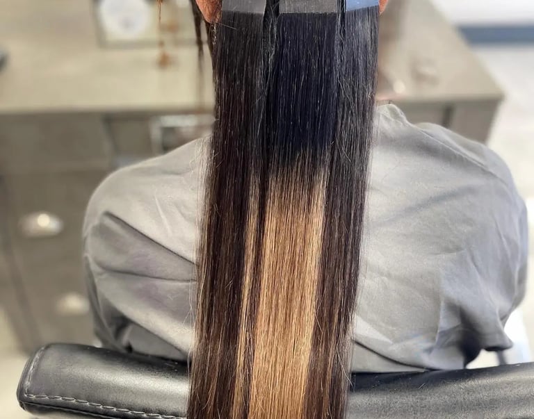 TAPE HAIR EXTENSIONS 