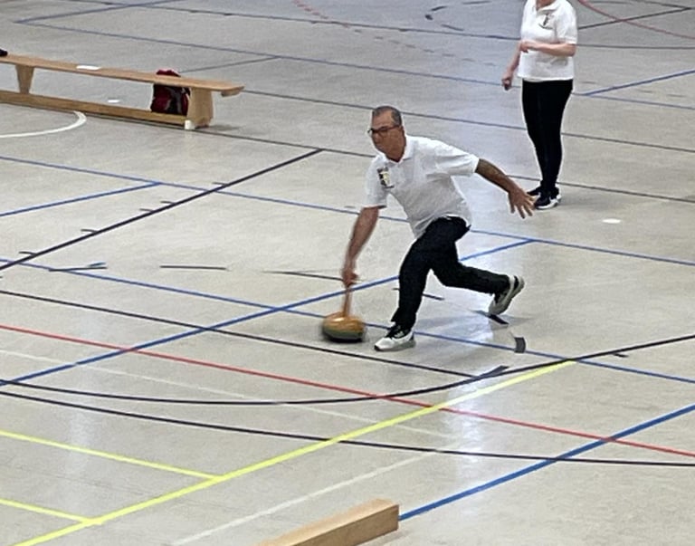 Bosseln Bossel Wurf Turnier Spieler