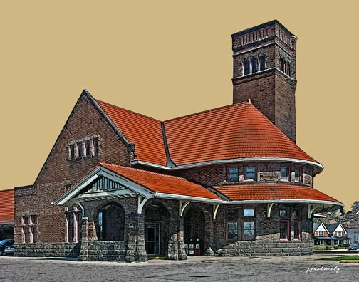Brantford Station entrance 2747