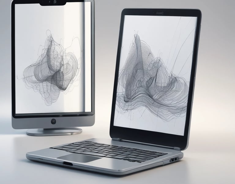 silver iMac turned on inside room