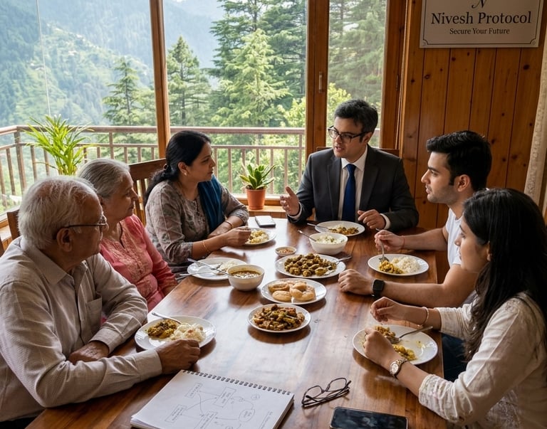 Structured financial planning for families balancing wealth creation and financial protection