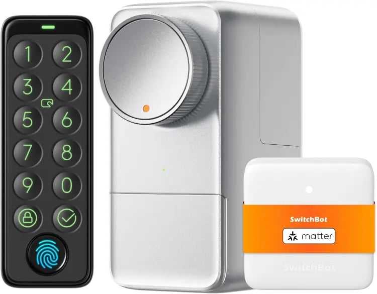 SwitchBot Lock Pro Cerradura Inteligente compatible con Matter, Alexa, Google, IFTTT