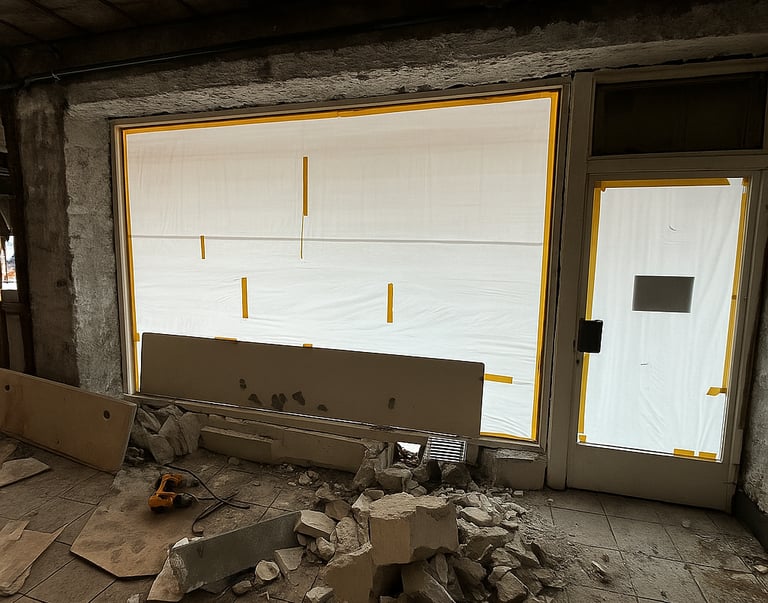 Démolition local commerciale 