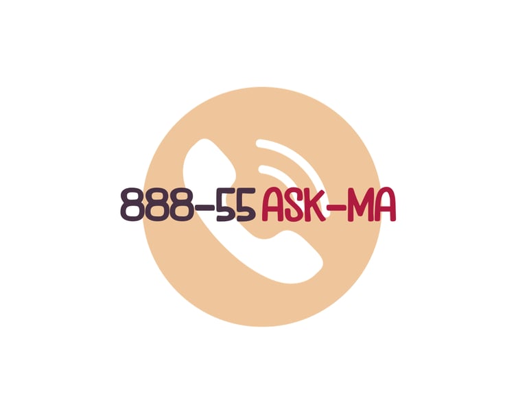 photo of ask ma phone number. 888 552 8562.