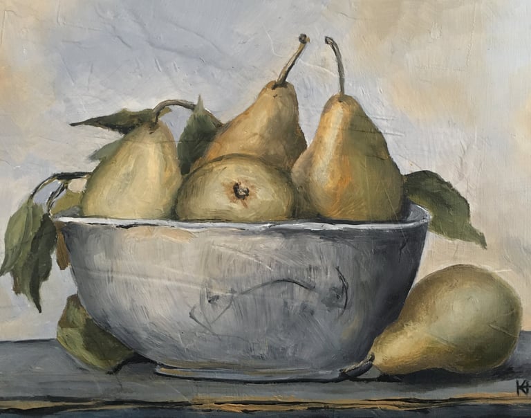 Pear Still Life