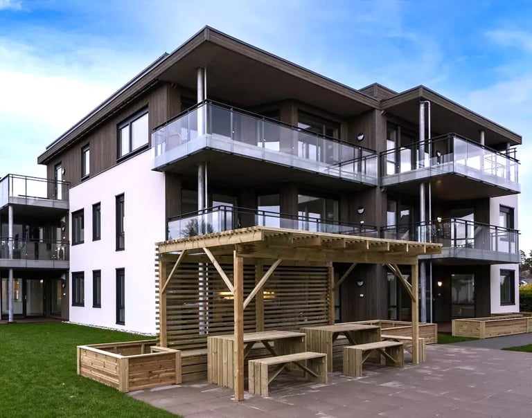 Prefabricated apartment building