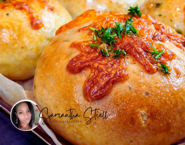 Cheesy Potato-Stuffed Rolls