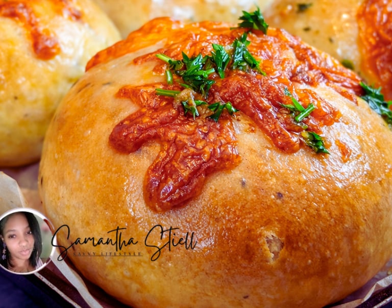 Cheesy Potato-Stuffed Rolls