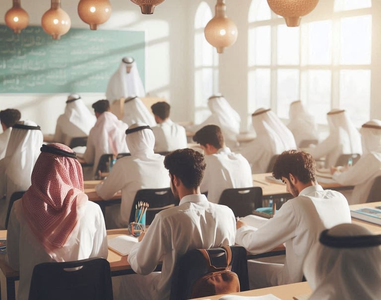 British International School Arab Classroom