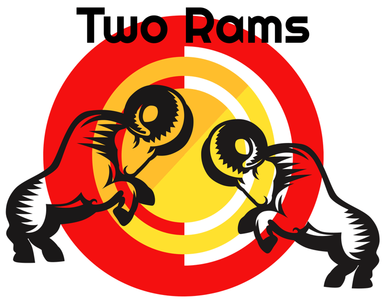 two rams junk removal services logo