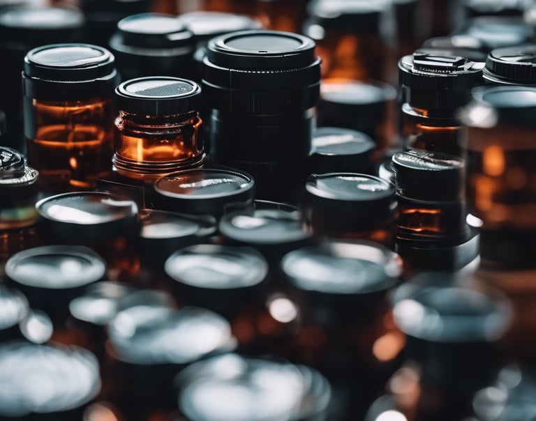 person about to pick medicine from medicine organizer