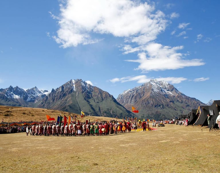 During-The-Fourth-Edition-Of-Royal-Highland-Festival-At-Laya-Bhutan