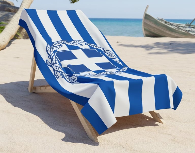 διαφημιστική πετσέτα μεγάλη θαλάσσης 100χ180εκ.