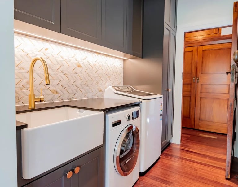 New renovated laundry