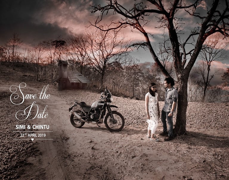 Kollengode save the date shoot
