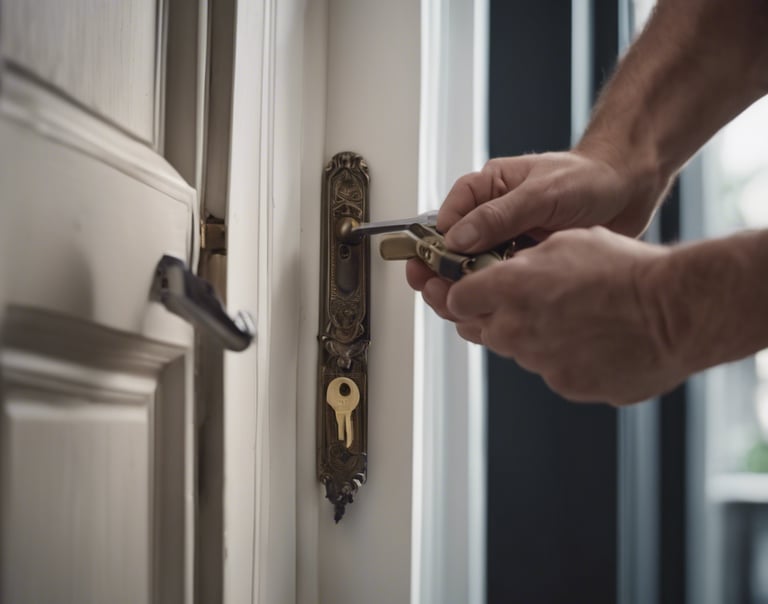 a person holding a large pipe