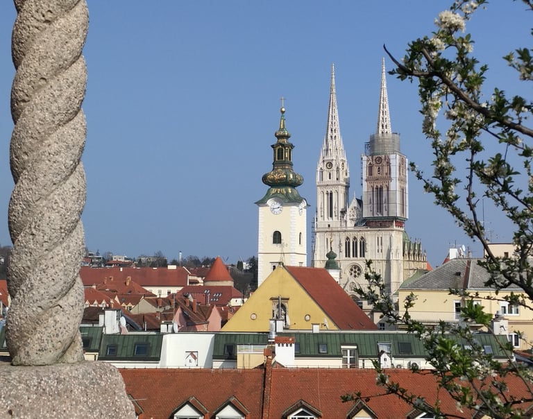 View of Zagreb Cathedral