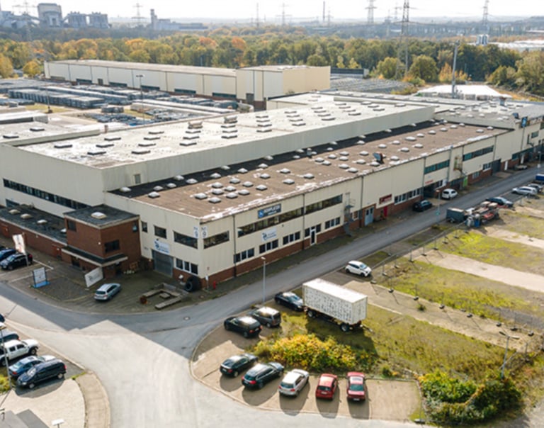 Halle Büro Lager Industrie 