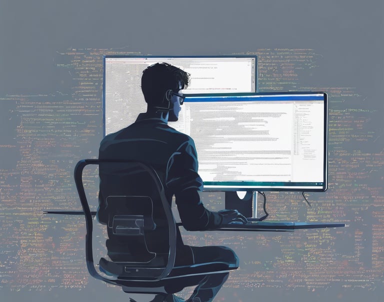 person using laptop computers