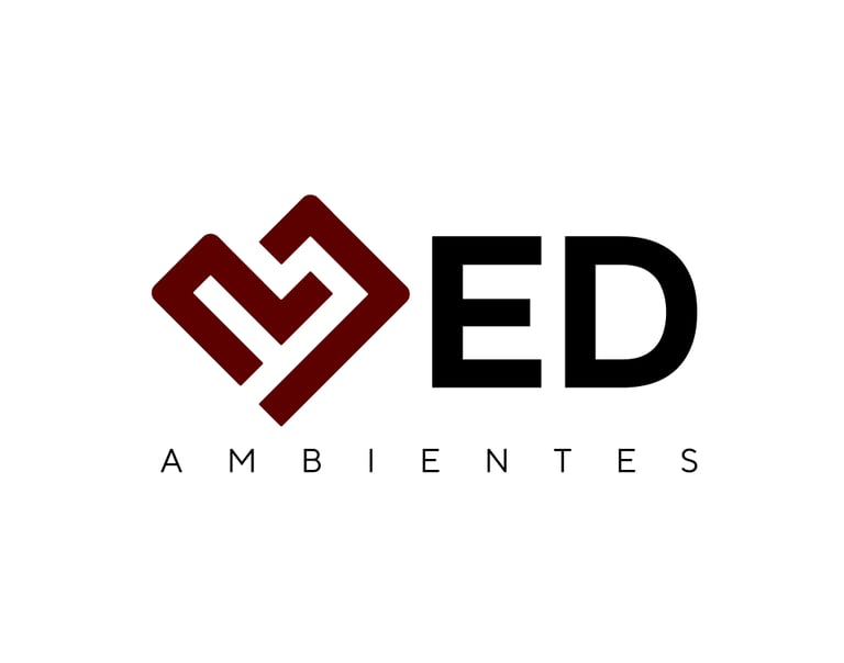 Logo da ED Ambientes, empresa de móveis planejados e ambientes sob medida de Brasília bem avaliada 