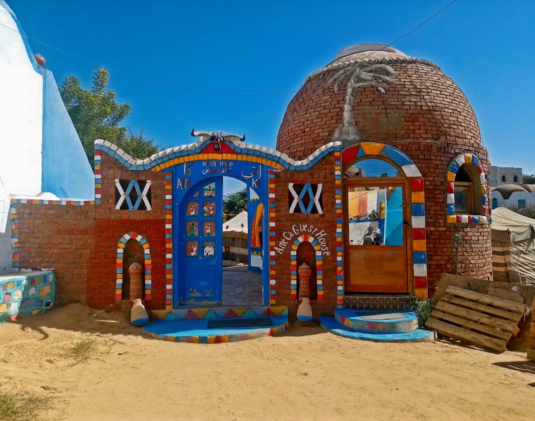 Nubian Village, Aswan, Egypt, courtesy of Thales Botelho de Sousa on Unsplash