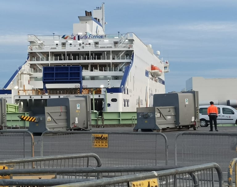 The St Malo hybrid ferry