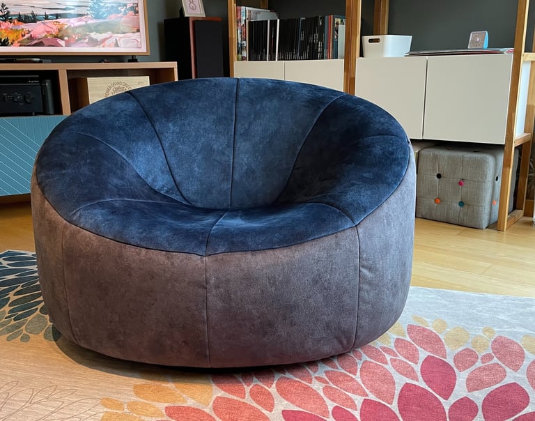 Refection fauteuil Pumpkin ligne Roset par Kosy Atelier Tapissier