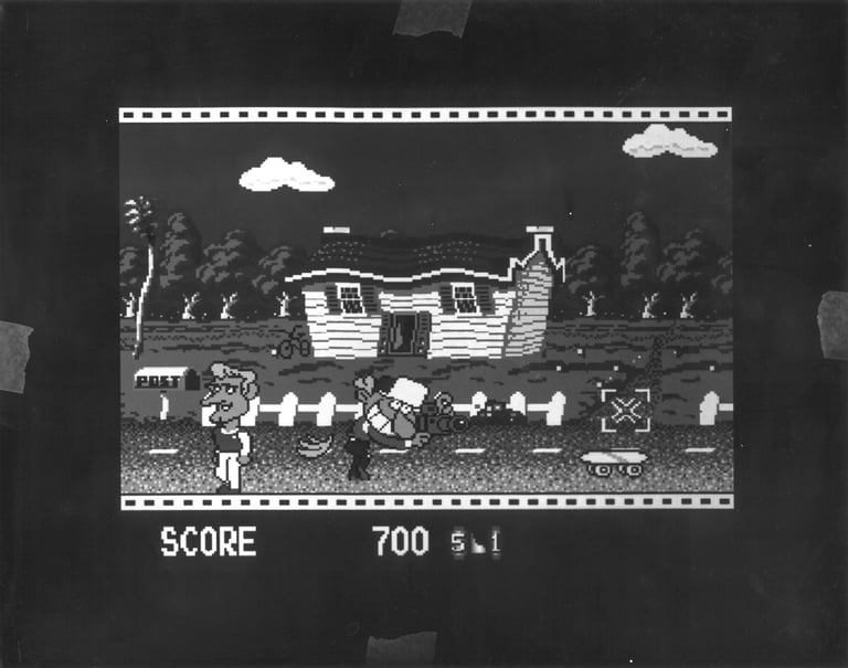Manual 4.26. by Maxim Zmeyev: Gekibo Gekisha Boy photo-game scene as a contact print