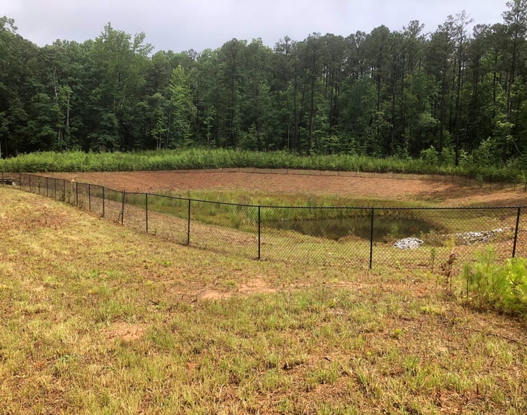 Douglasville detention pond service Fairburn pond maintenance