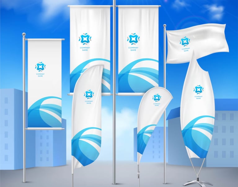 Beach flag | Sky Mainostalo