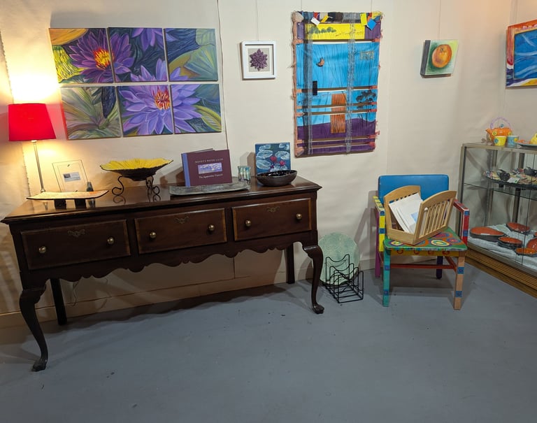 Pamela Sue Perry, interior design, collection, gallery space, handmade, Silverbird Studio