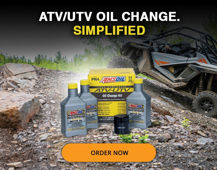 AMSOIL ATV-UTV Oil Change Banner