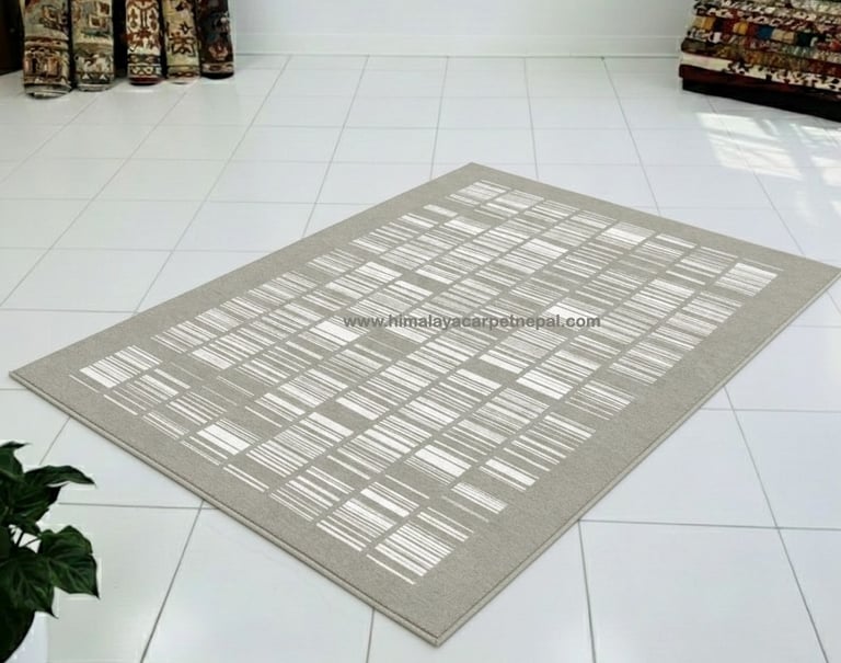 Contemporary Geometric Hand Knotted Rugs – Himalaya Carpet Industry