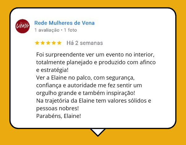 Elaine Rodrigues durante atuação especial em evento para empresas