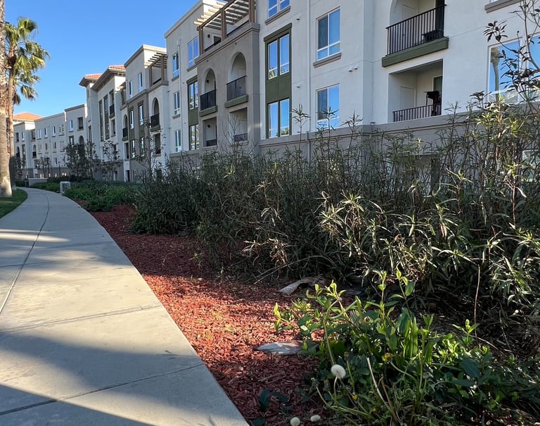 luxury apartment mulch
