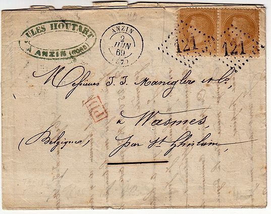 Losange Gros Chiffres 121 et type 15.