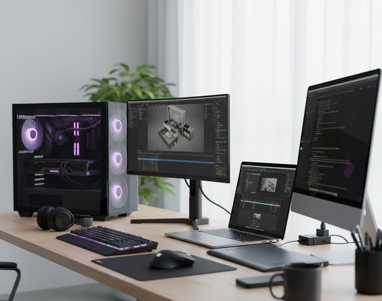 LAPTOPS, PC's & CREATIVE WORKSTATIONS