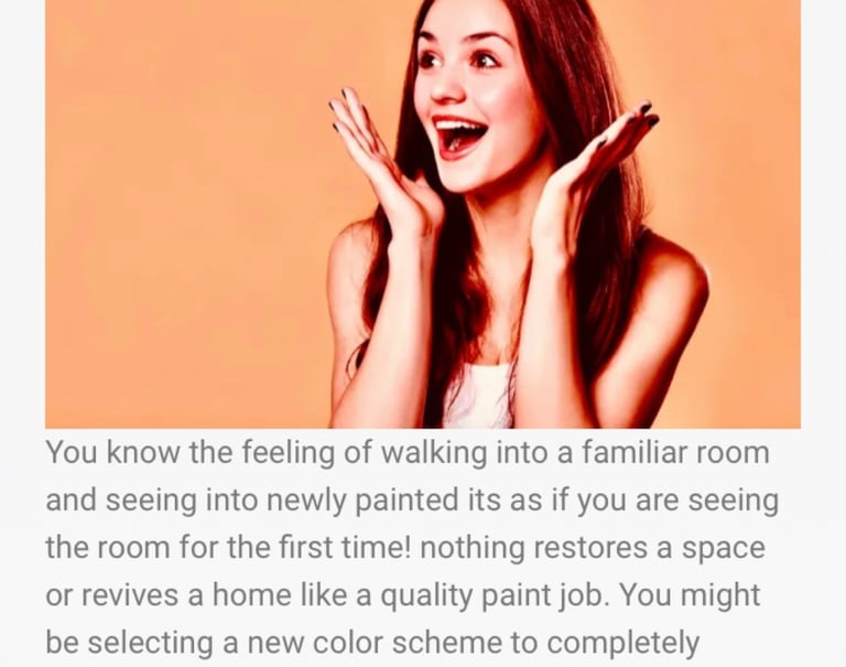 Enjoy the frshly painted room Michael Cummings Painting Interior