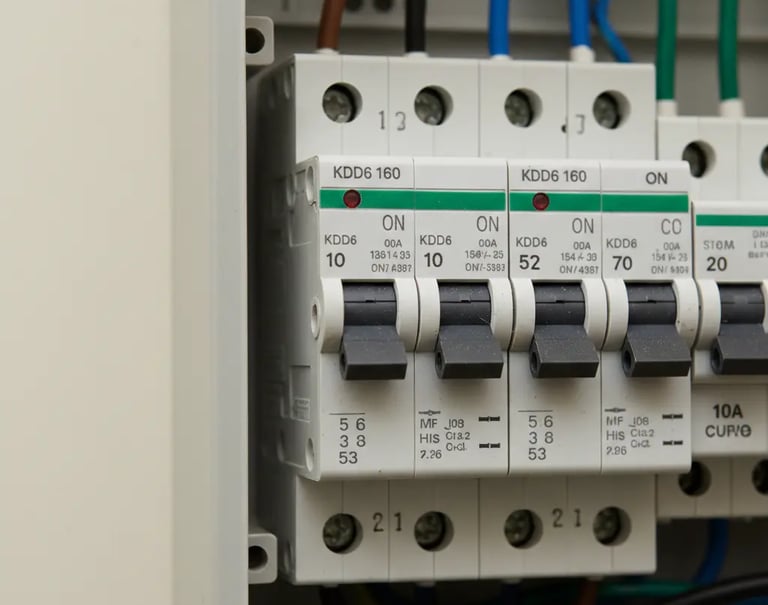 what is a consumer unit with white MCB