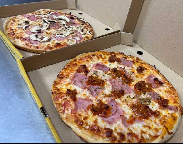 pizzas del palacio del pollo y la pizza de Morón de la Frontera, pizzas a domicilio