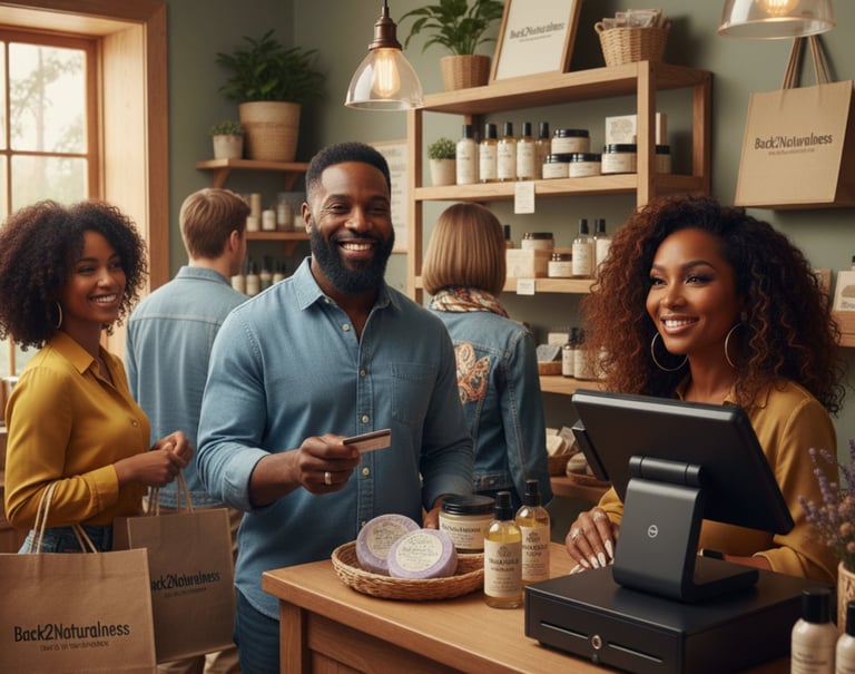 an image on the inside of Back2naturalness bath and body store