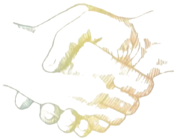 (Logo) Closeup of two hands shaking