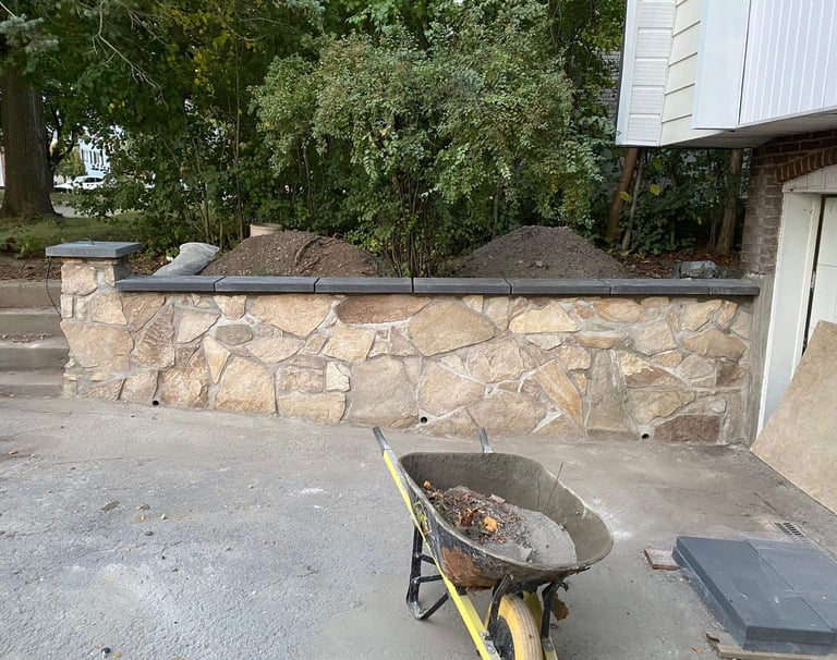 Retaining wall Pitt Meadows Montreal