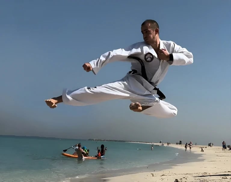 Sabum Sergios Hwa Rang ITF Taekwon-Do senior instructor in Dubai