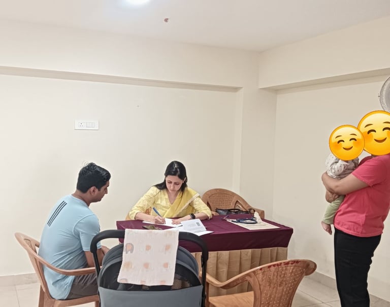 a man and woman sitting at a table with emoticions