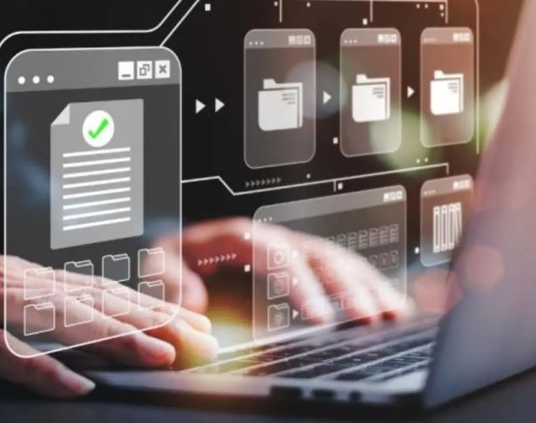 Document digitization, IDP/ML, Process Automation, EDRMS Implementation, Strategic Consultancy