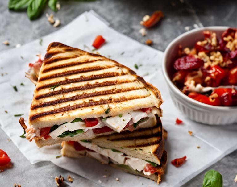 a sandwich sandwich with cheese and cheeseburger