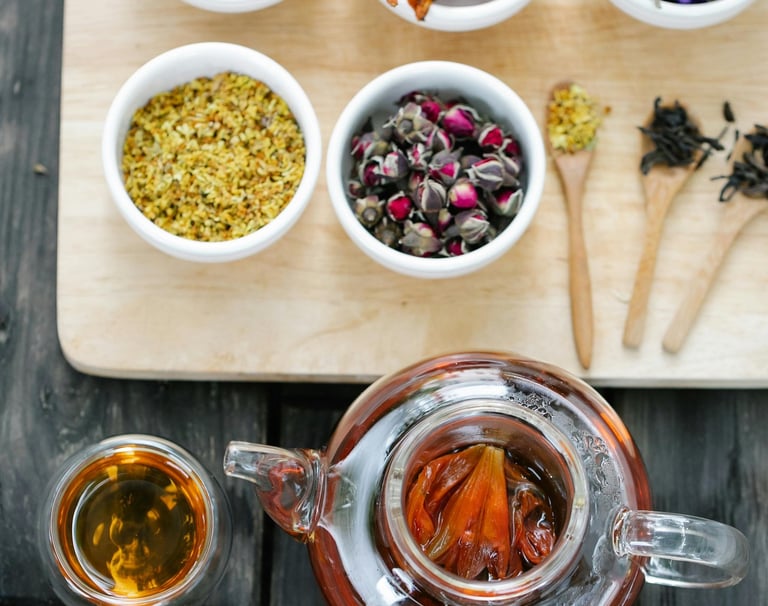 making herbal-infused hand salve