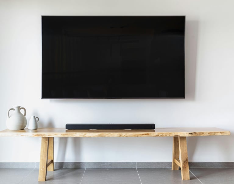 tv on the wall