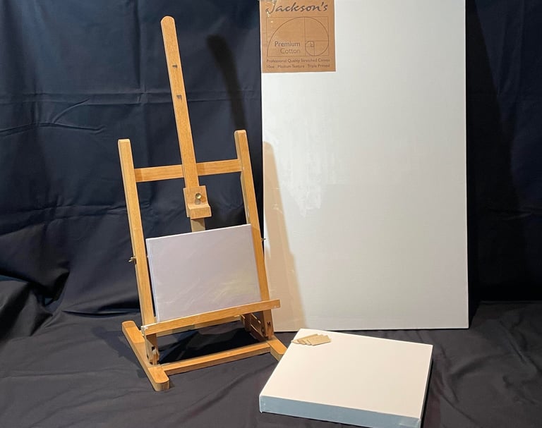 canvas boards easels